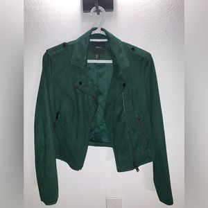 Cute Green Velour Jacket